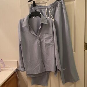 Light Blue shirt & pants set